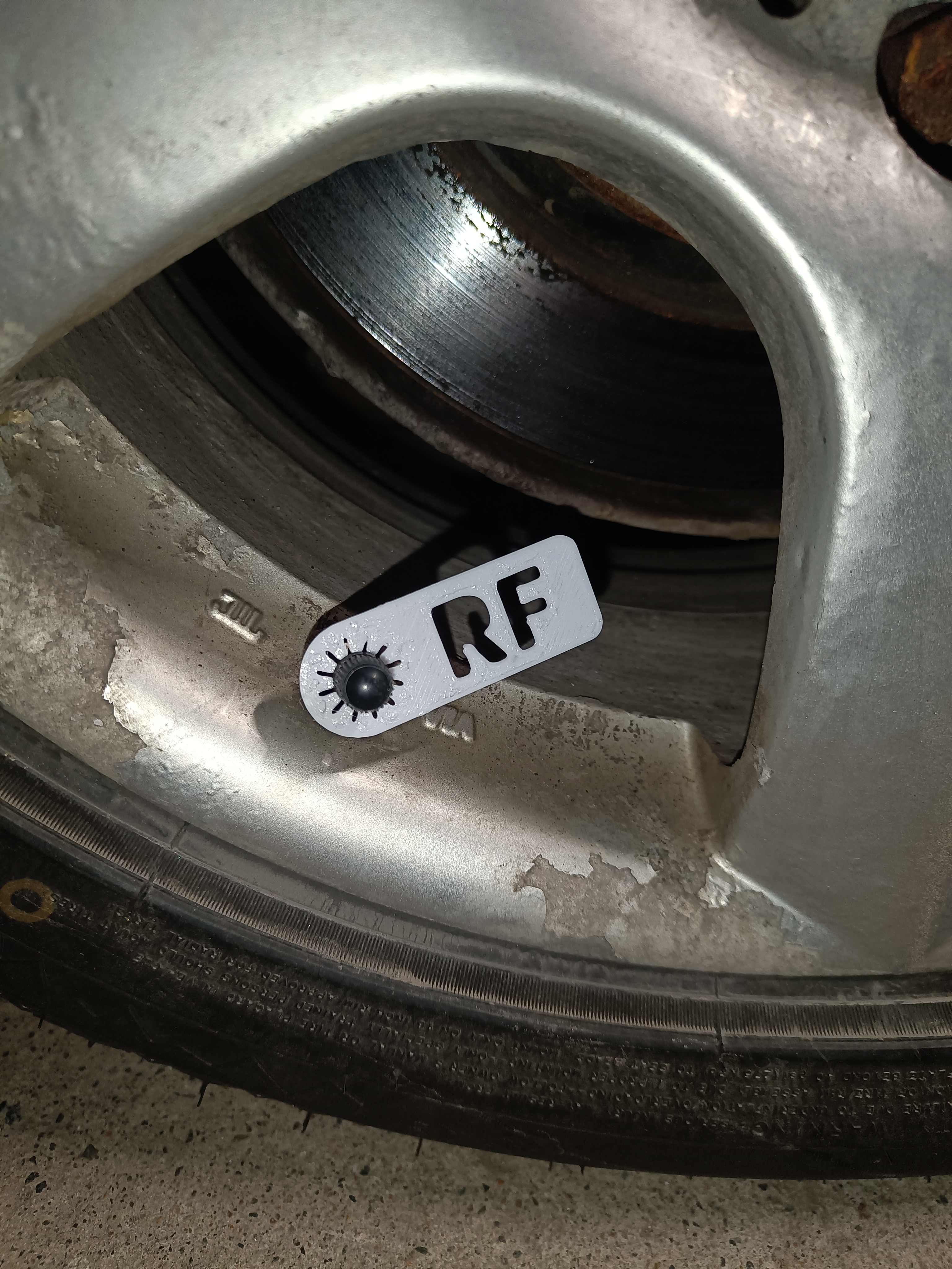 Car Tire Storage Tags ENG