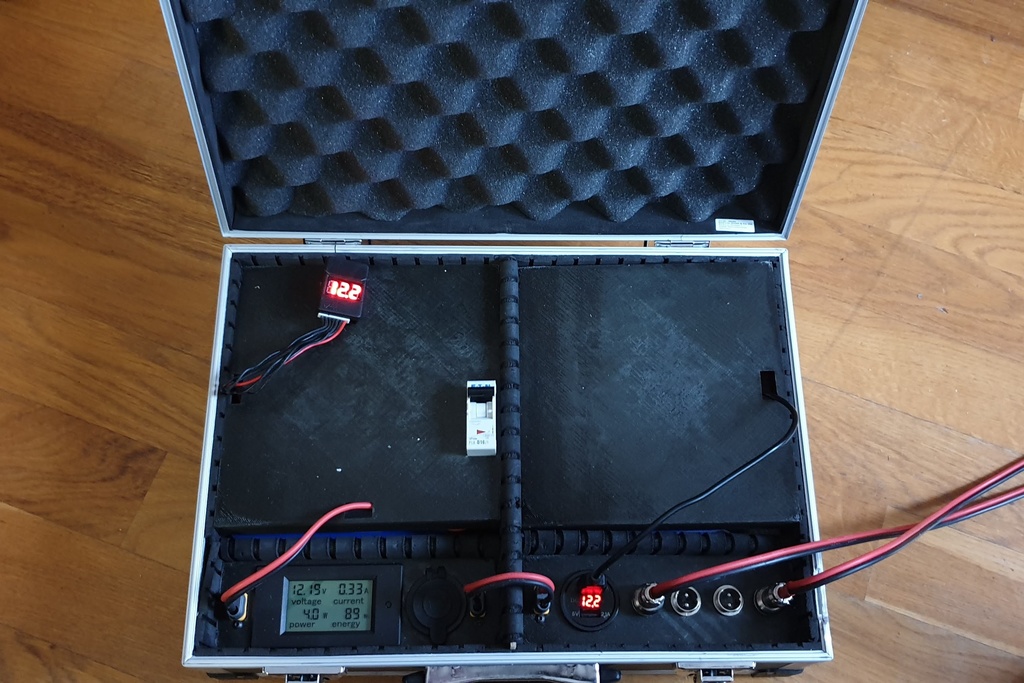 Power case for astronomy 12V/60Ah only 6.5kg