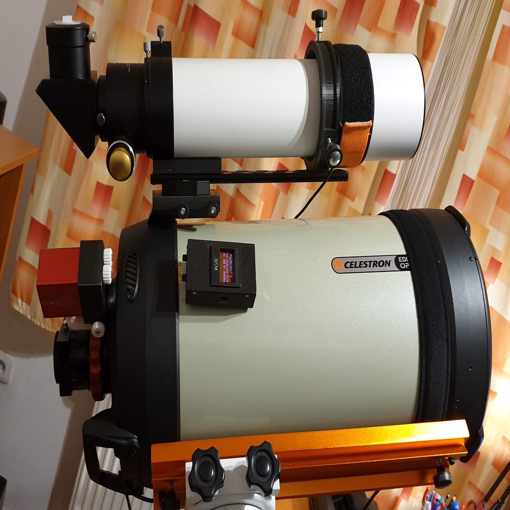 Mounting plate for Celestron SCT finder dovetail
