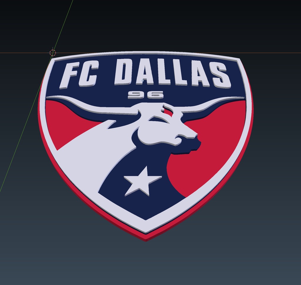 FC Dallas Soccer Team Logo by PSMI | Download free STL model ...