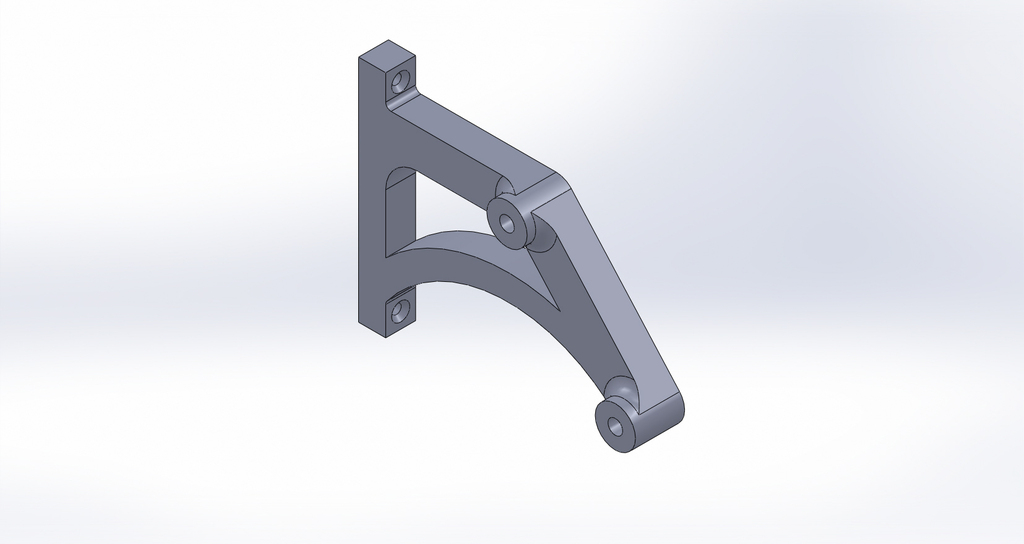 Miniatura 4 do modelo 3D Floating Shoe Rack