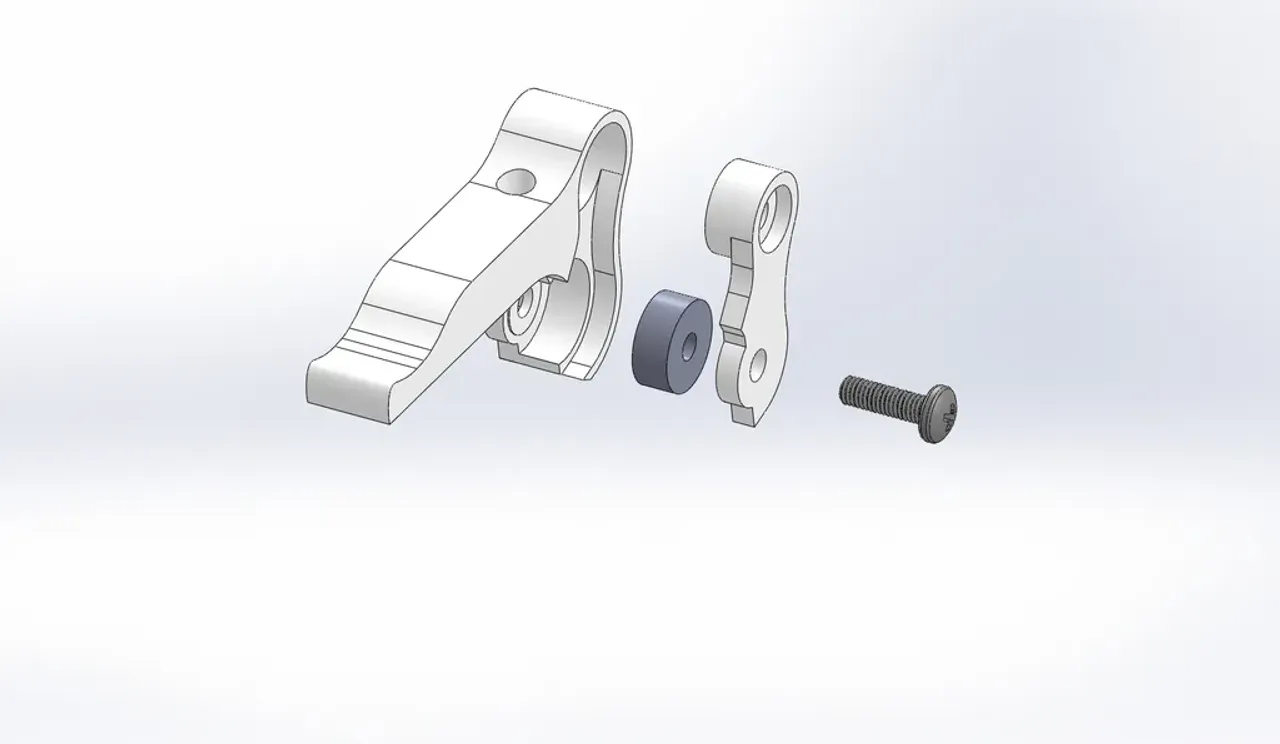 Spring-loaded Replicator 1 Drive Block - Modified Lever by 