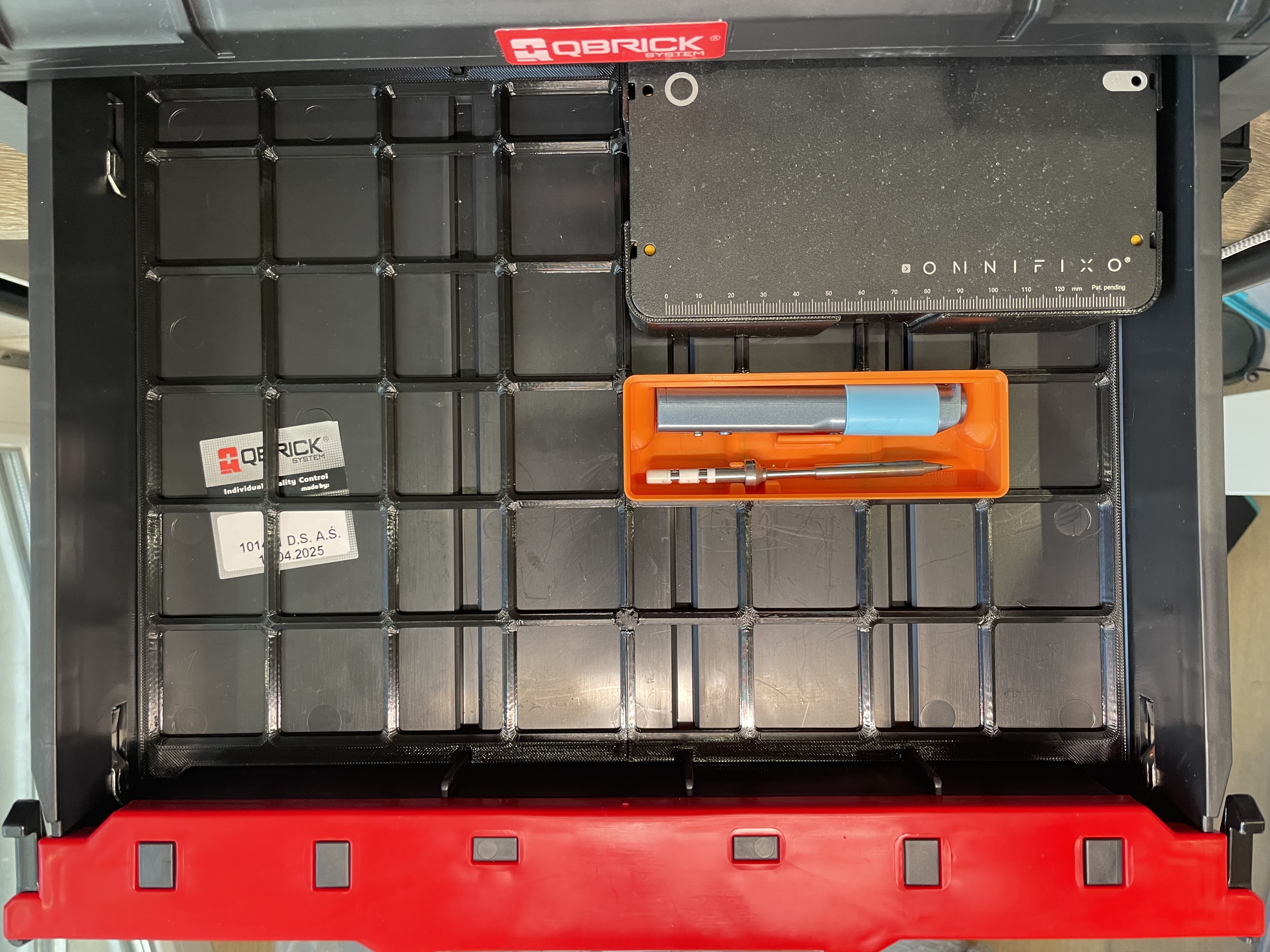 Gridfinity base for QBRICK System Pro Drawer 2/3