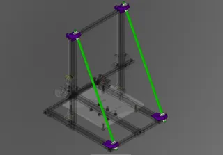Cr-10 Frame Stabilizer + M12 Nut Cover