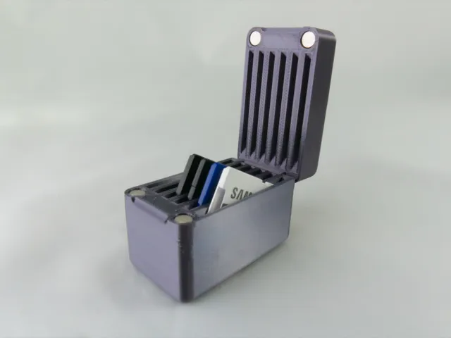 Magnetic SD Card Case Vert