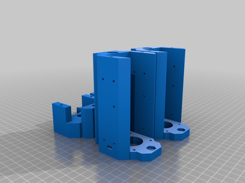 EQ telescope mount II. for OnStep goto controller by Roman Hujer