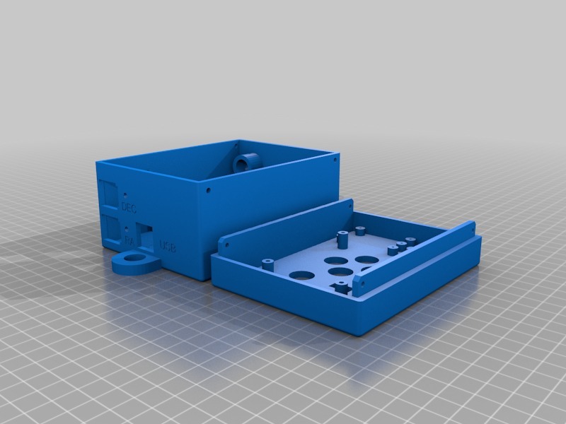 EQ telescope mount II. for OnStep goto controller by Roman Hujer