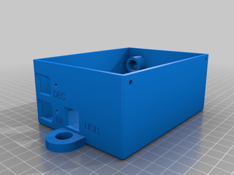 3D printed EQ telescope mount with OnStep goto controller by Roman
