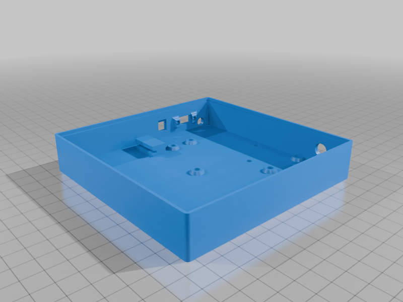 Large Arduino case space for 9v bat