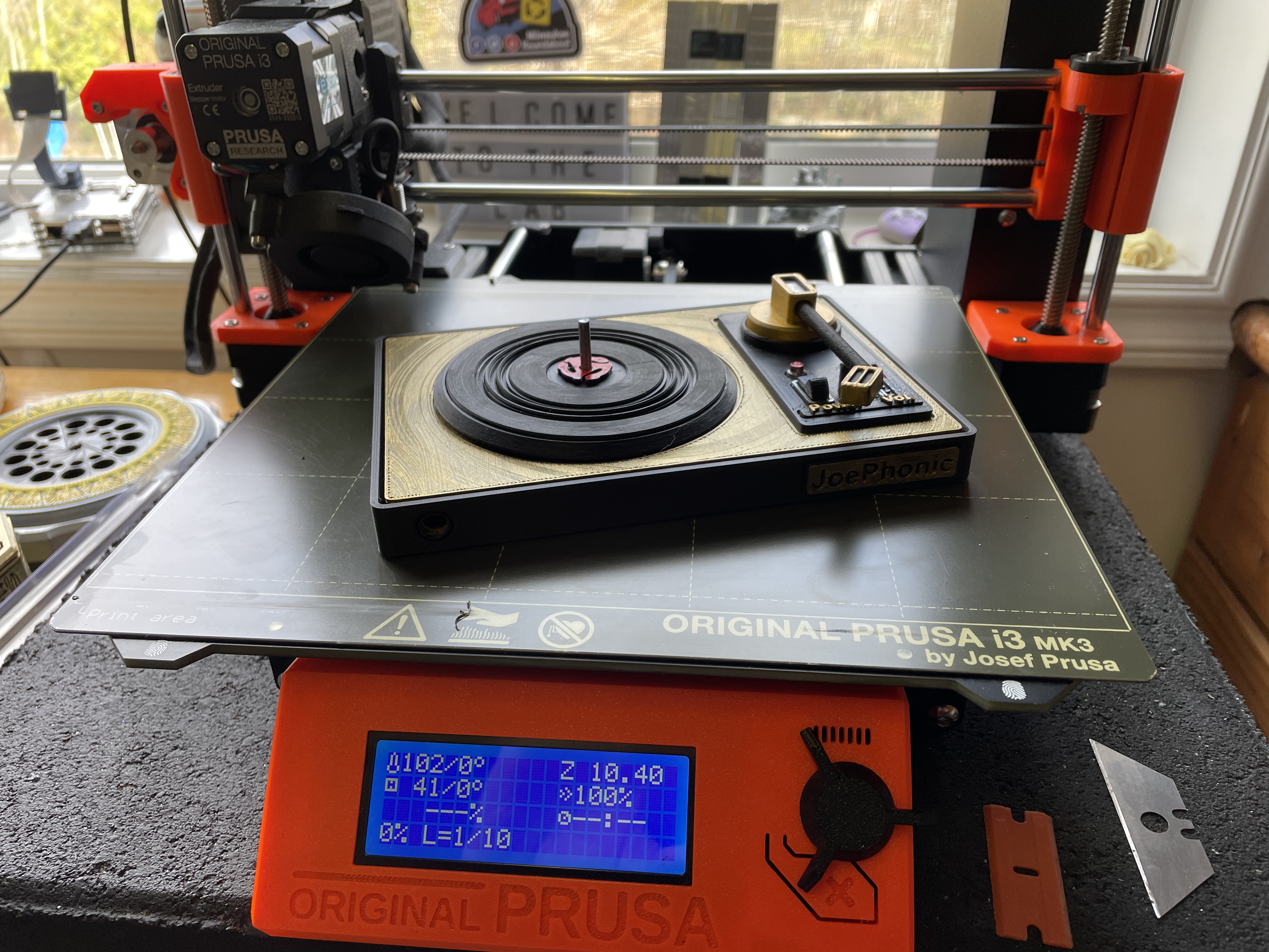 Realistic Record Player Coaster Holder - Update