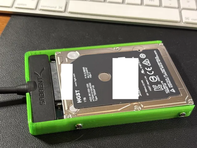 portable 2.5in HDD + Sabrent USB adapter