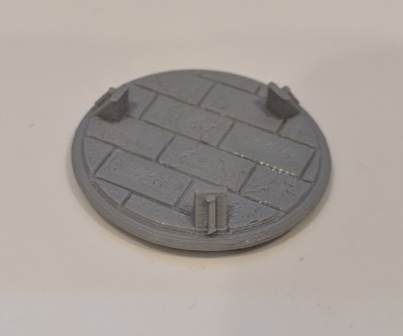 Brick 25mm Numbered Bases for Gloomhaven