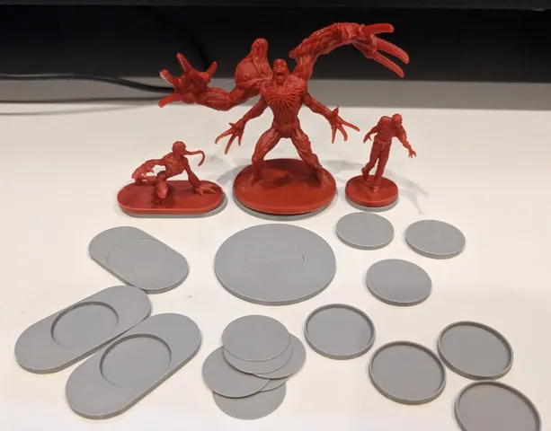 Magnetic Mini Bases for Resident Evil 2 (20mm, 40mm, 80mm)