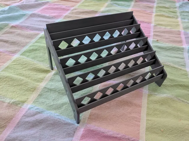 Bleacher Style Card Holder