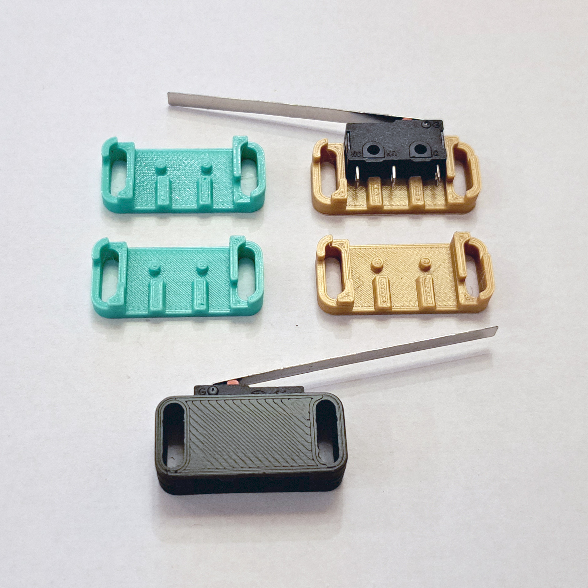 Microswitch Mount for Actobotics or goBILDA