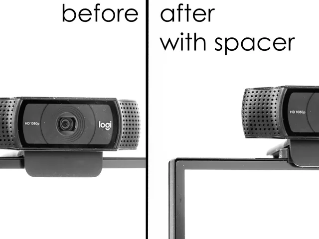 Logitech C920 spacer for Dell monitor