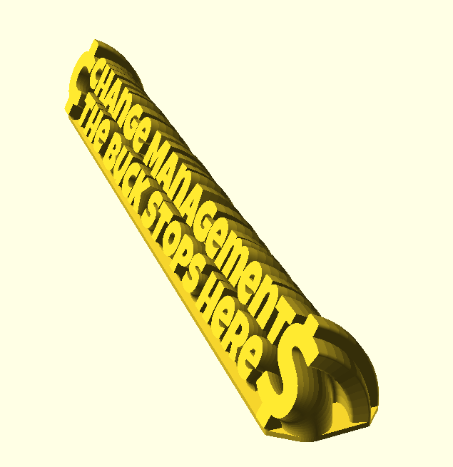 Change Management The Buck Stops Here
