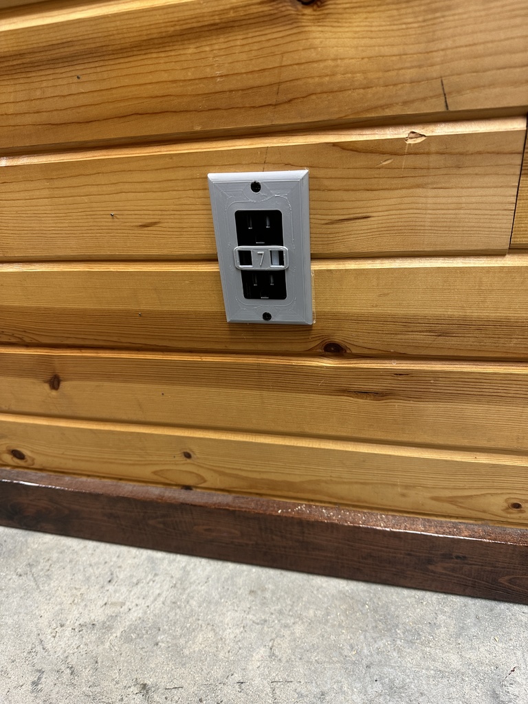 GFCI Button Cover Blocker