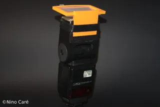 Filter holder for speedlite