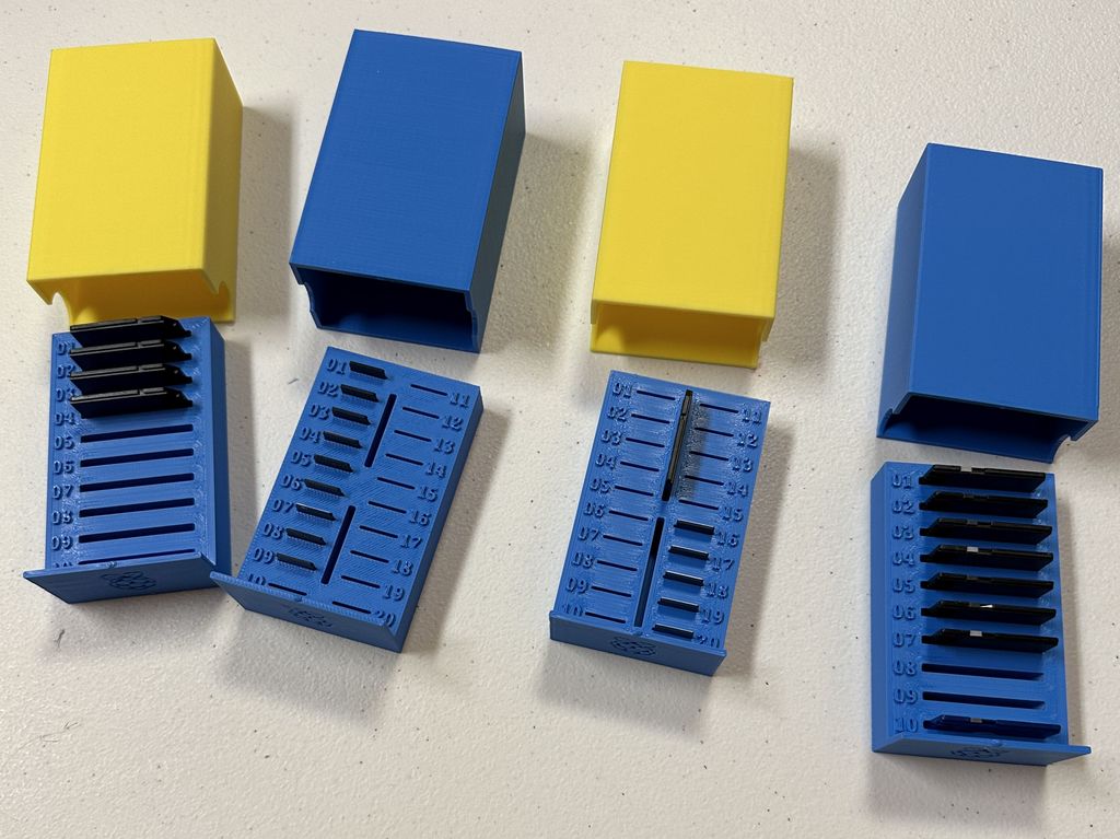 SD and MicroSD Card Storage Boxes