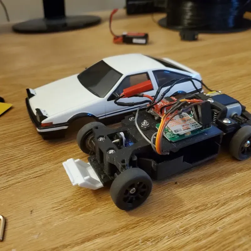 Fully Printed 1 28 RC Car Chassis MINI Z compatible by AlexY