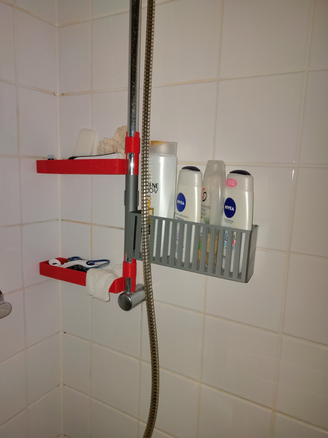 Seifenhalter-Flaschenhalter-Dusche - Soaptray and Showergeltray shower