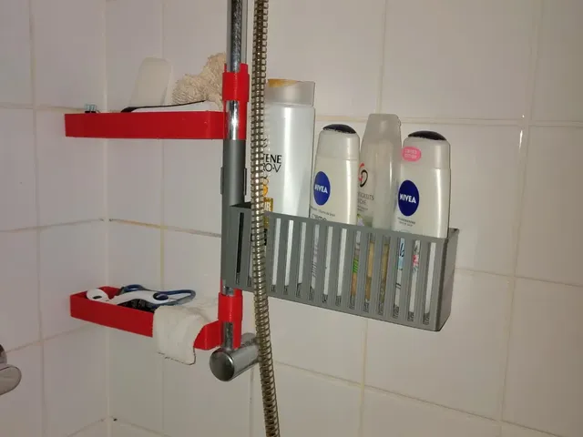 Seifenhalter-Flaschenhalter-Dusche - Soaptray and Showergeltray shower