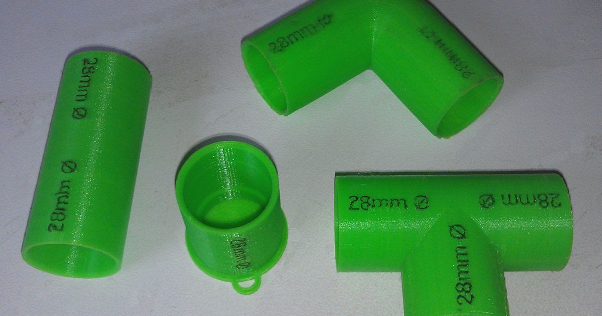 28mm caravan RV sink water drain pipe connector fittings by 1944GPW Download free STL model 28mm caravan RV sink water drain pipe connector fittings by 1944GPW Download free STL model