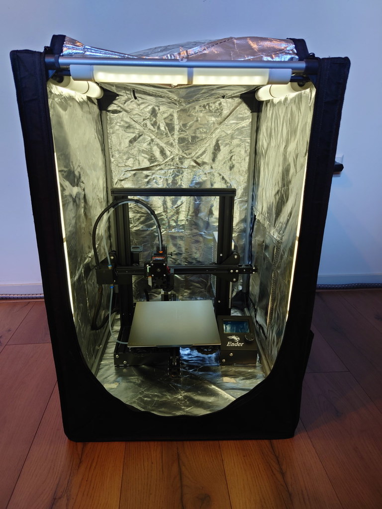 Miniatura 2 do modelo 3D Lights for Creality 3D Printer Enclosure