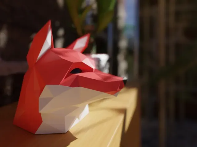 Fox head - For single color printers