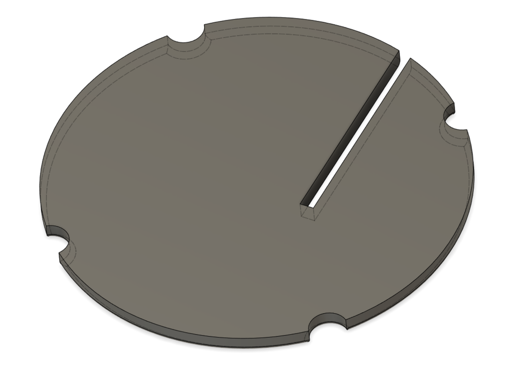 Scheppach Deco-Flex 230V/125W saw blade hole cover