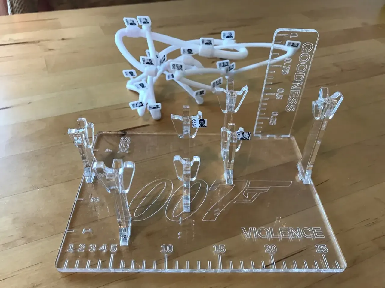 Printable Time Series (James Bond Movies 3D Data Visualization) by anjoschu  | Download free STL model | Printables.com