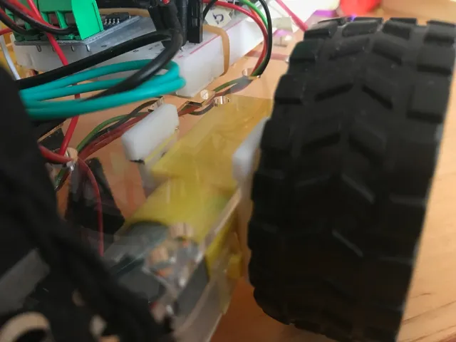 Replacement Motor Bracket for Cheap Acrylic Robot Chassis