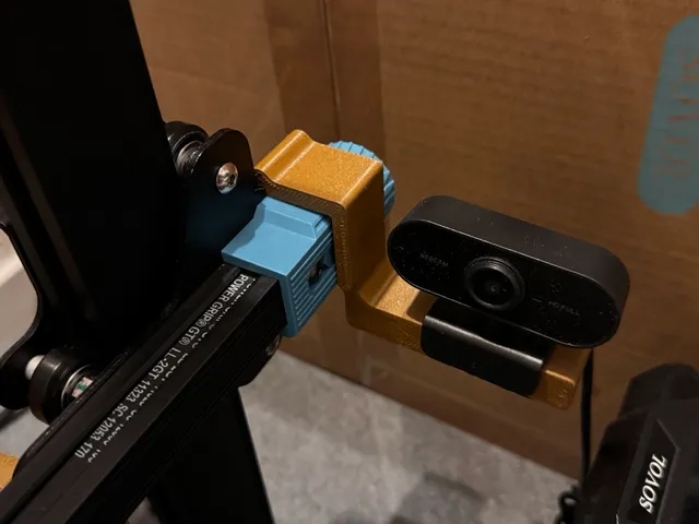 USB WebCam mount for the Sovol SV 07