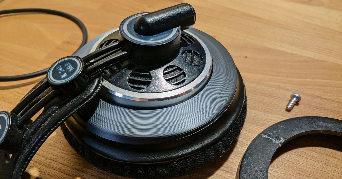 AKG K240 MK-II Replacement Cover by SimonEngel | Download free STL