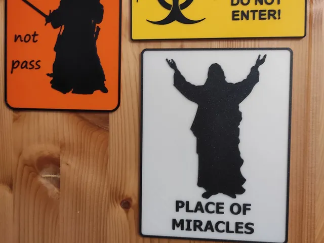 Place of Miracles - funny sign