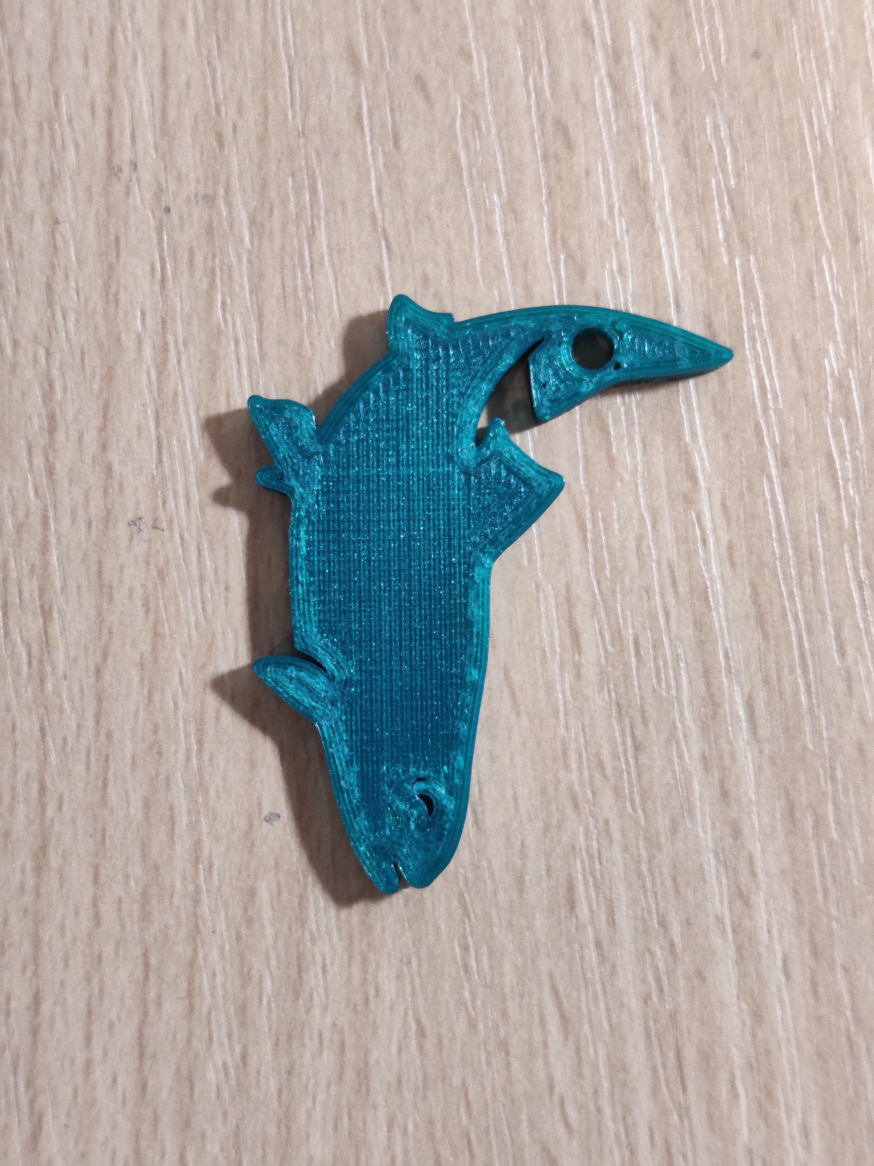 Miniatura 2 do modelo 3D Fish keychain