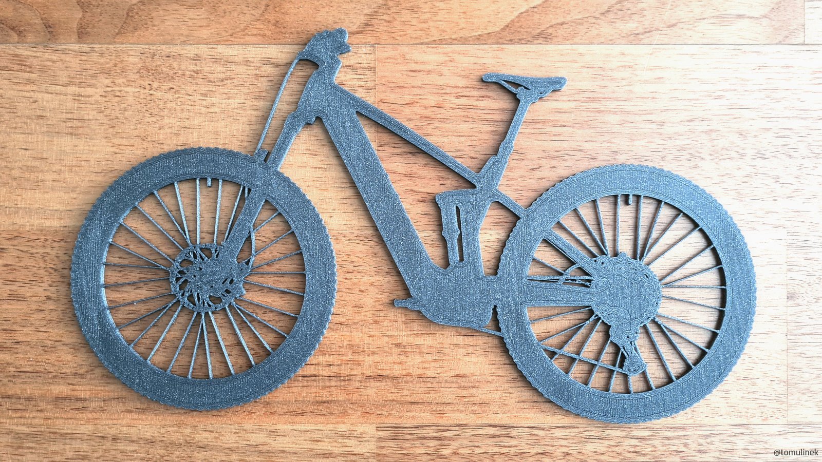 Mountain bike silhouette 🚵‍♂️ ornament V2 – fullsuspension eMTB by Tom ...