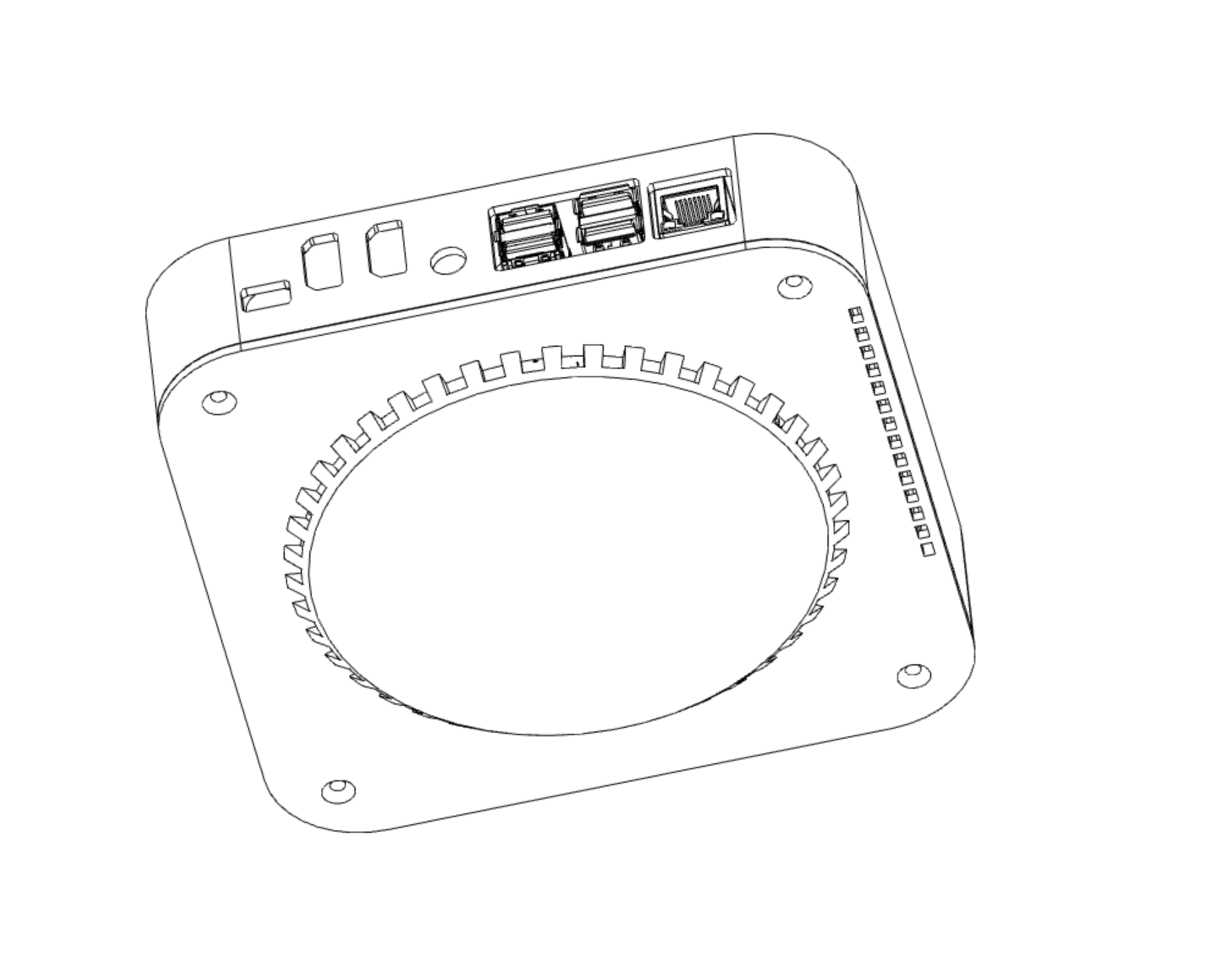 Raspberry Pi 4 Mini case