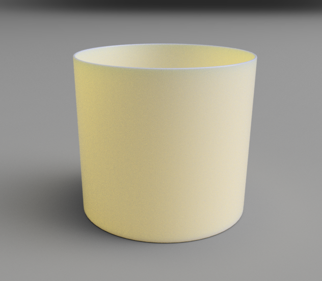 100mm round flower pot