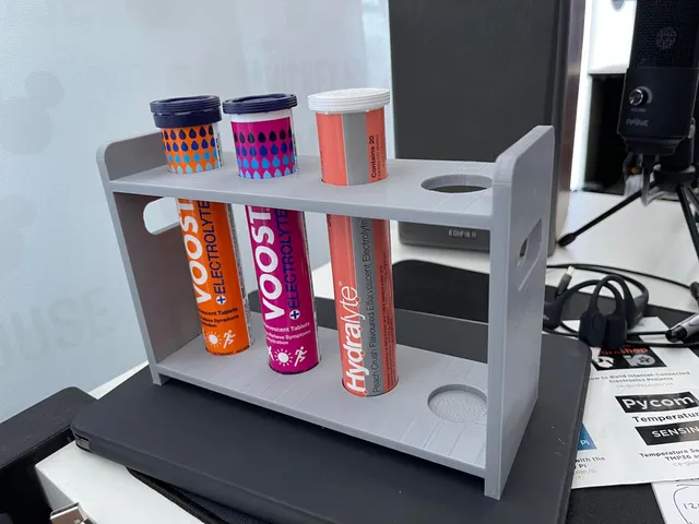 Lab Tube Rack for Hydralyte Tablets