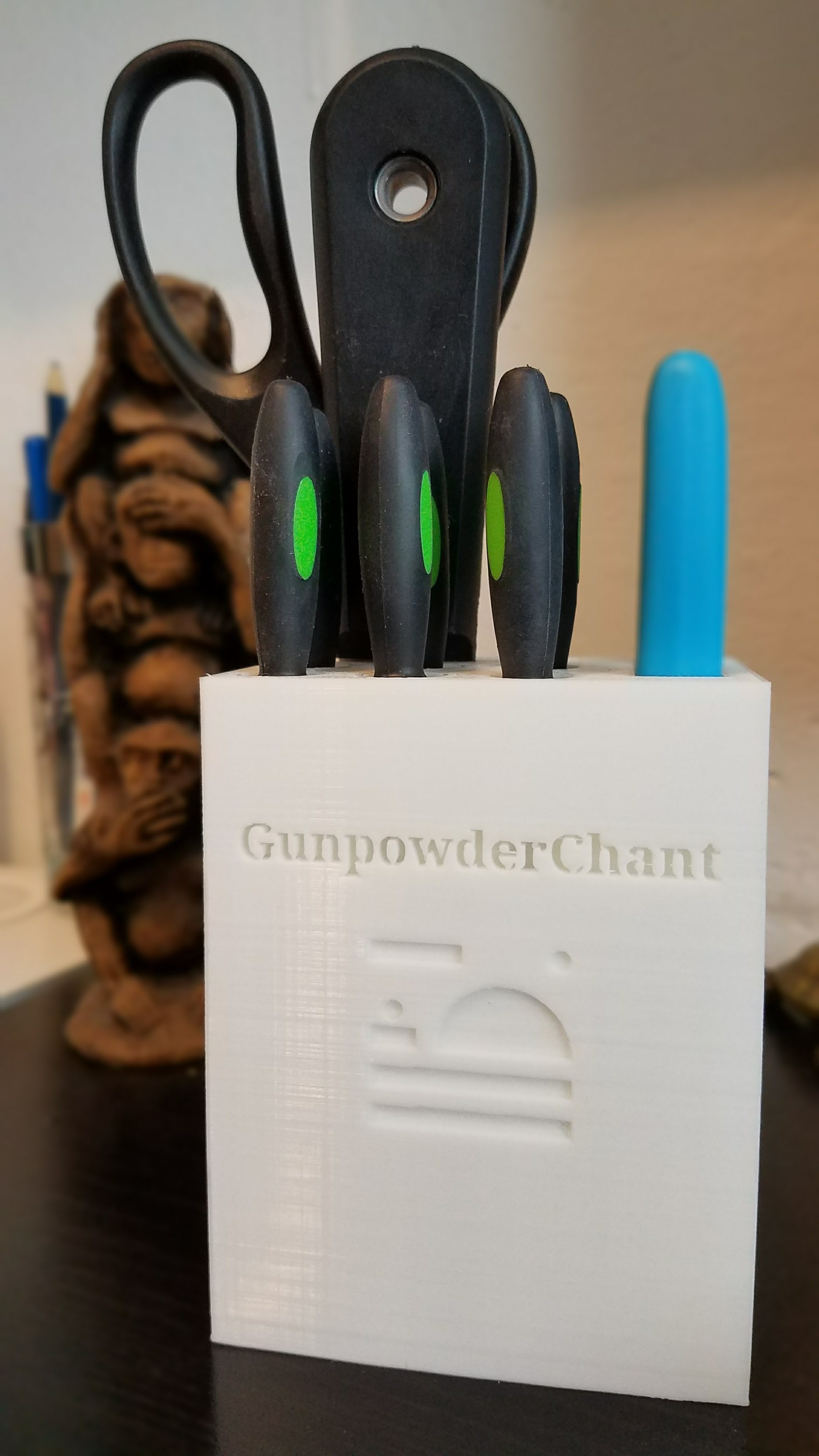 Tool holder for needle files and other tools