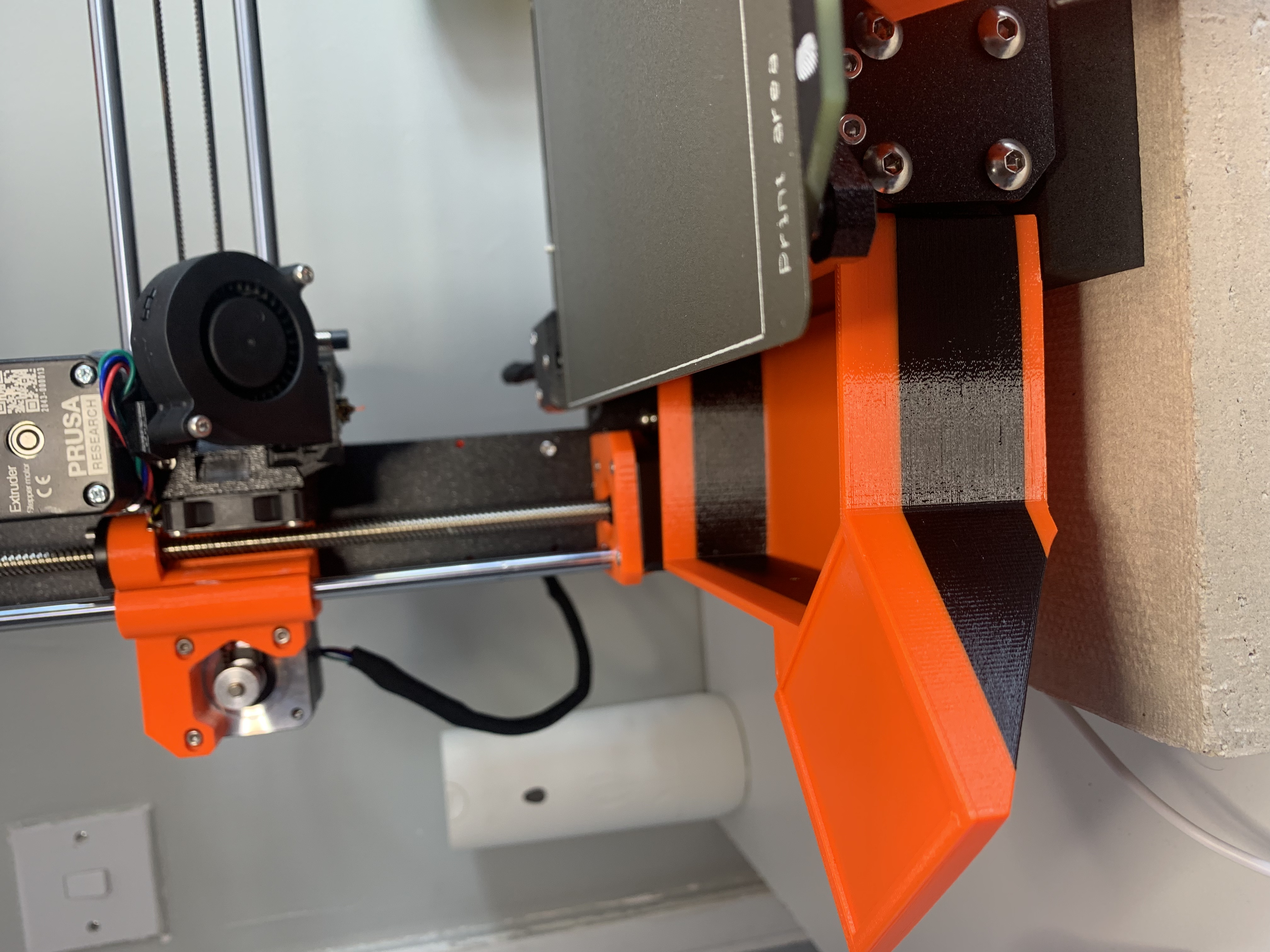 side tray & camera mount 3D model thumbnail