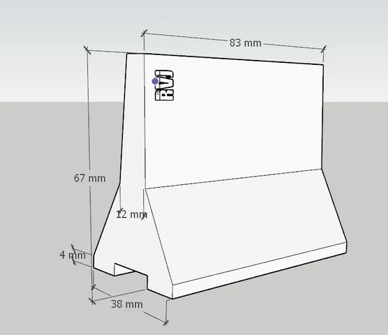 barier gate concrete
