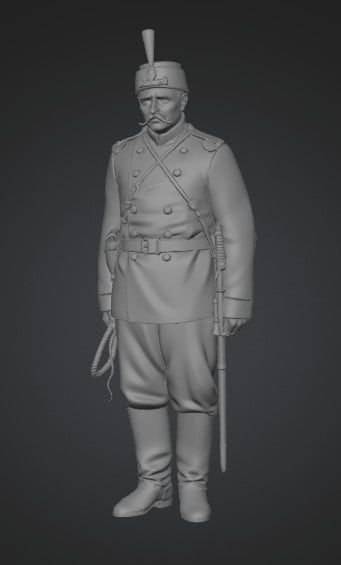Lower Rank of the Mounted Police Guard, 1914