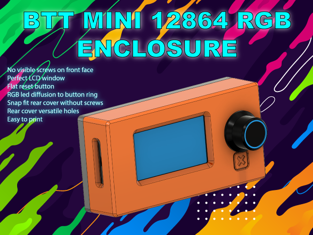 BTT Mini 12864 RGB Enclosure
