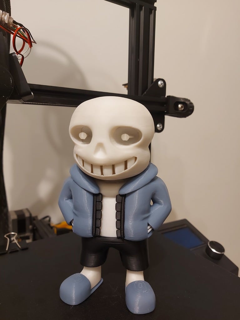Sans from undertale, separate parts / multicolor