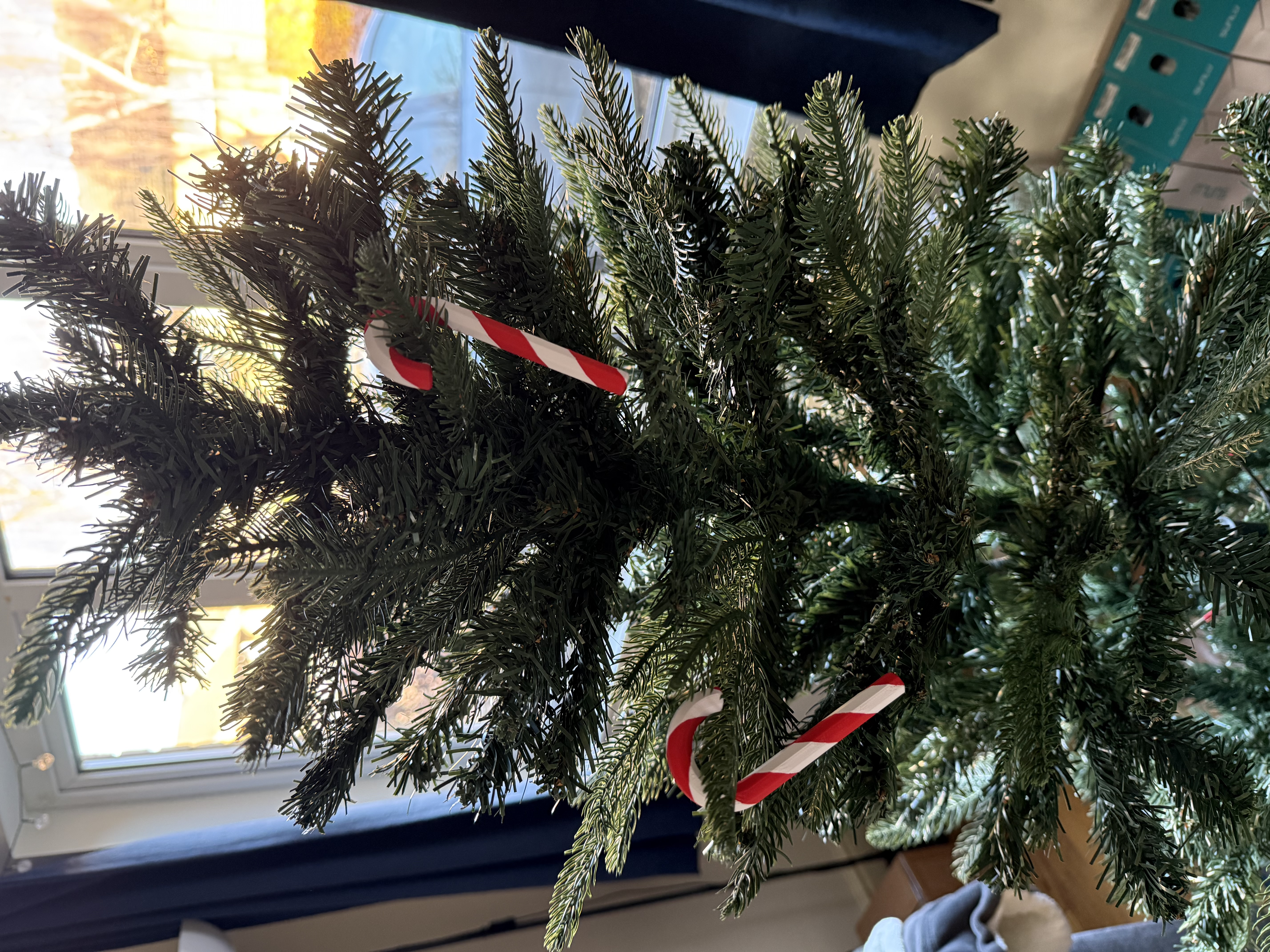 Octagonal Candy Cane - 85mm tall — miniatura 2