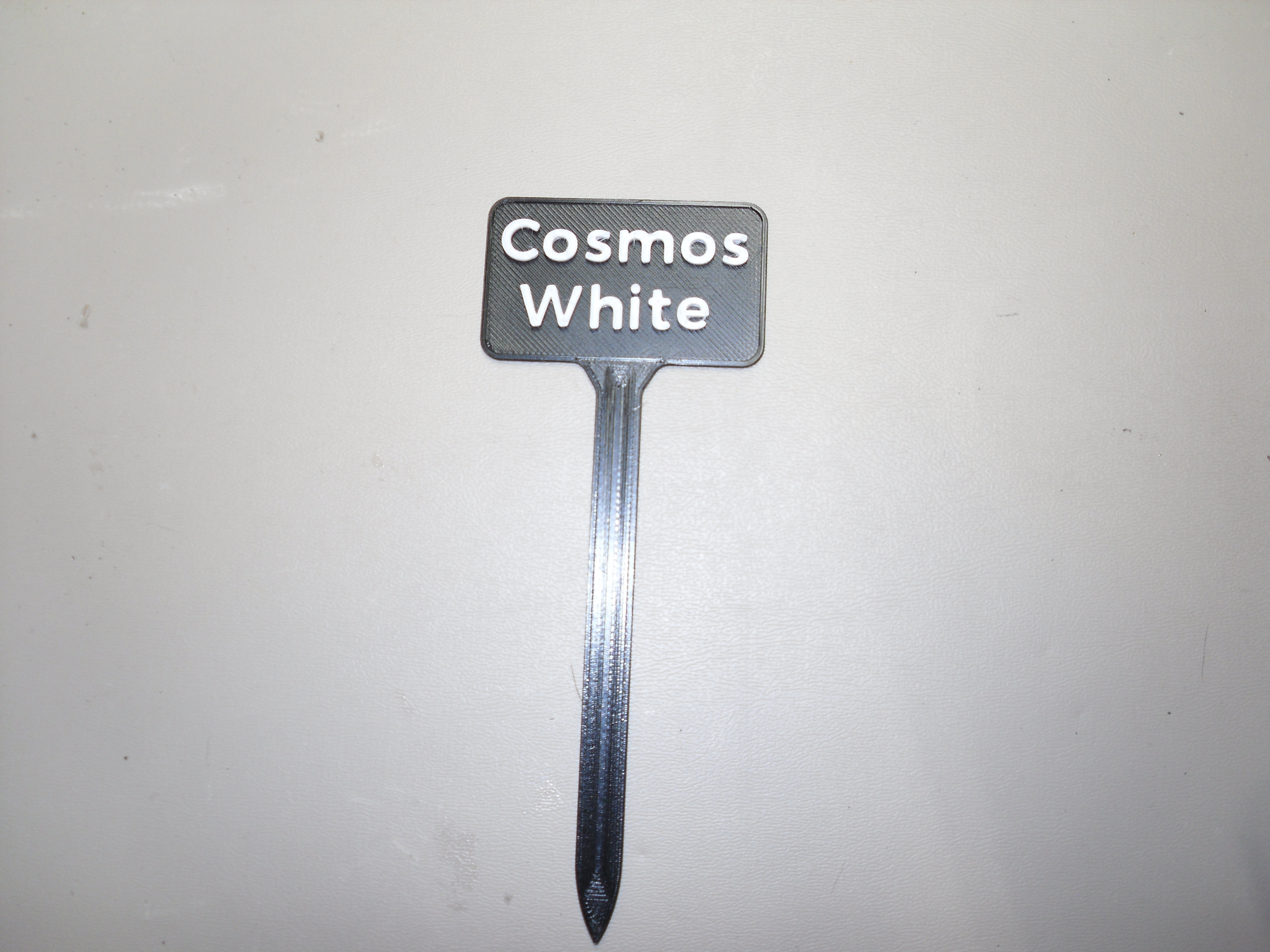 Plant Label White Cosmos