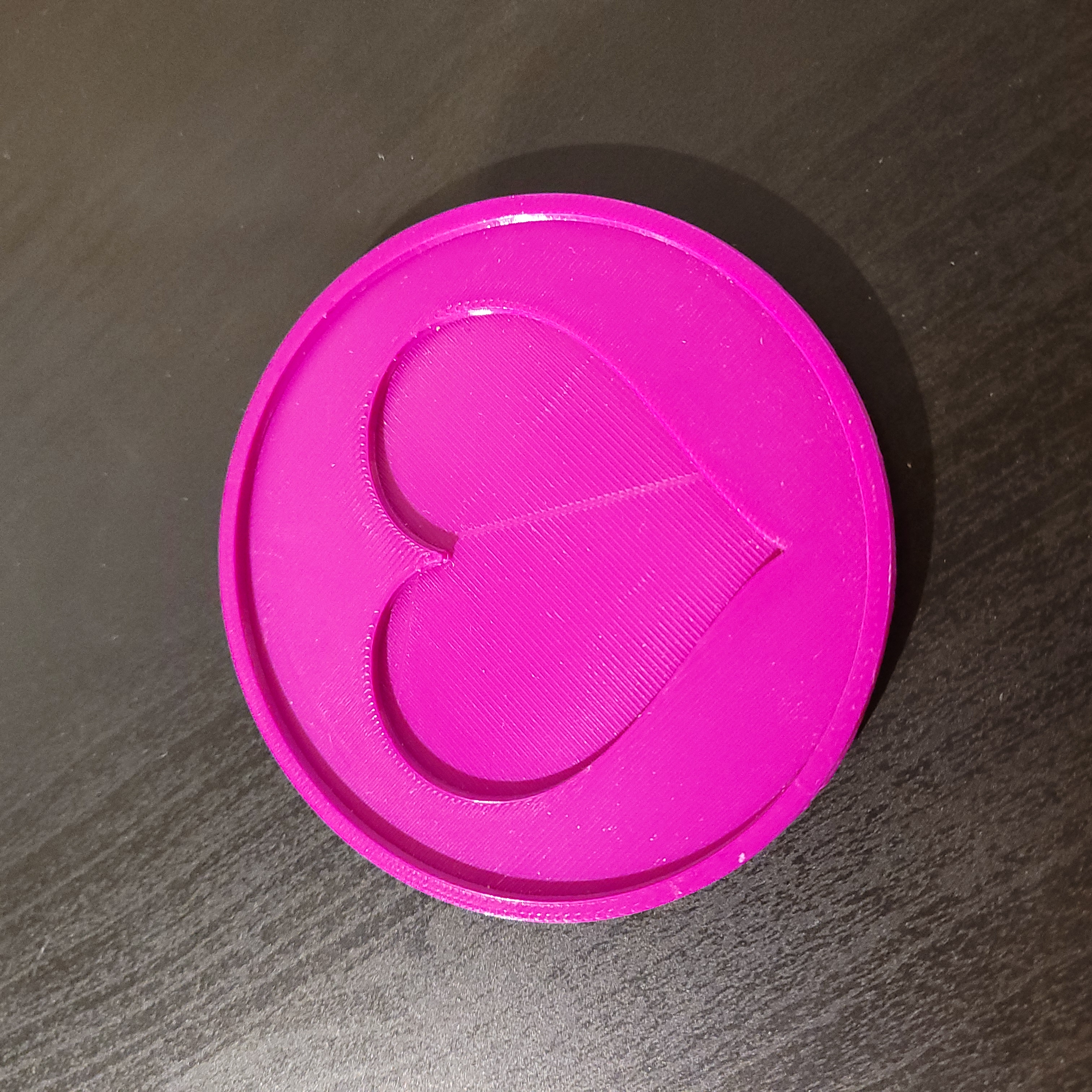 Simple Heart Coaster